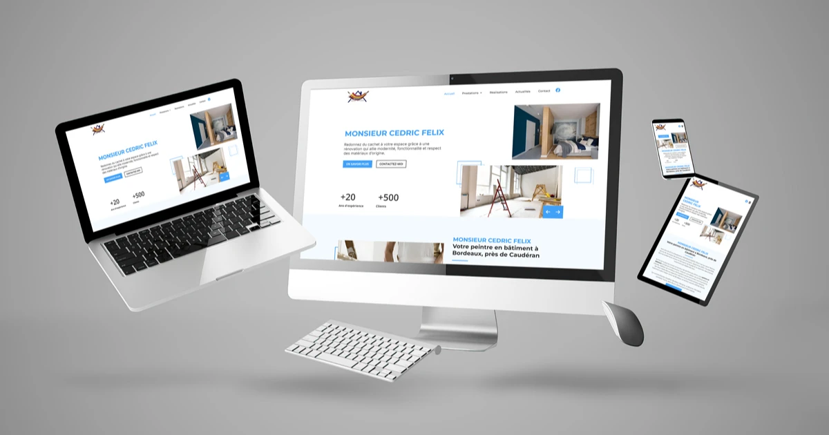 Monsieur Cedric Felix Peintre En Batiment A Cauderan Responsive